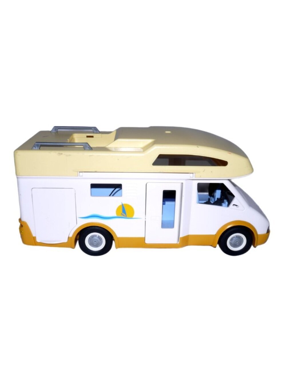 Playmobil camper RV van 12" long for Geobra or 3" dolls "As Is" see description